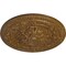 Ekena Millwork Vincent Ceiling Medallion (Fits Canopies up to 6"), Hand-Painted Smokey Topaz Crackle, 26"OD x 3"P CM26VISTC - alternate 2